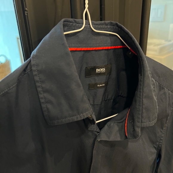 Hugo Boss Men’s Dress Shirt in Navy. Size S. - Picture 2 of 4